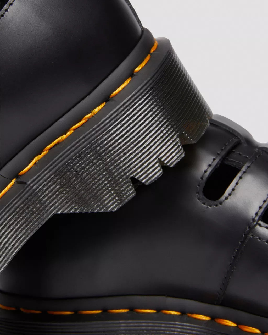 DR MARTENS 8065 II Bex Smooth Leather Platform Mary Jane Shoes