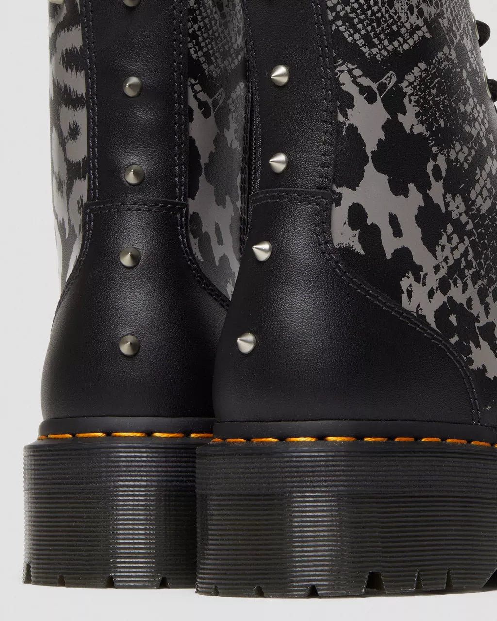 DR MARTENS Jadon Animal Clash Leather Platform Boots