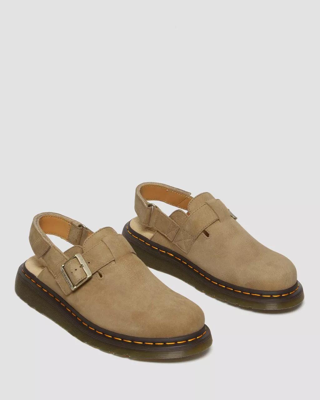 Jorge II Tumbled Nubuck Leather Slingback Mules