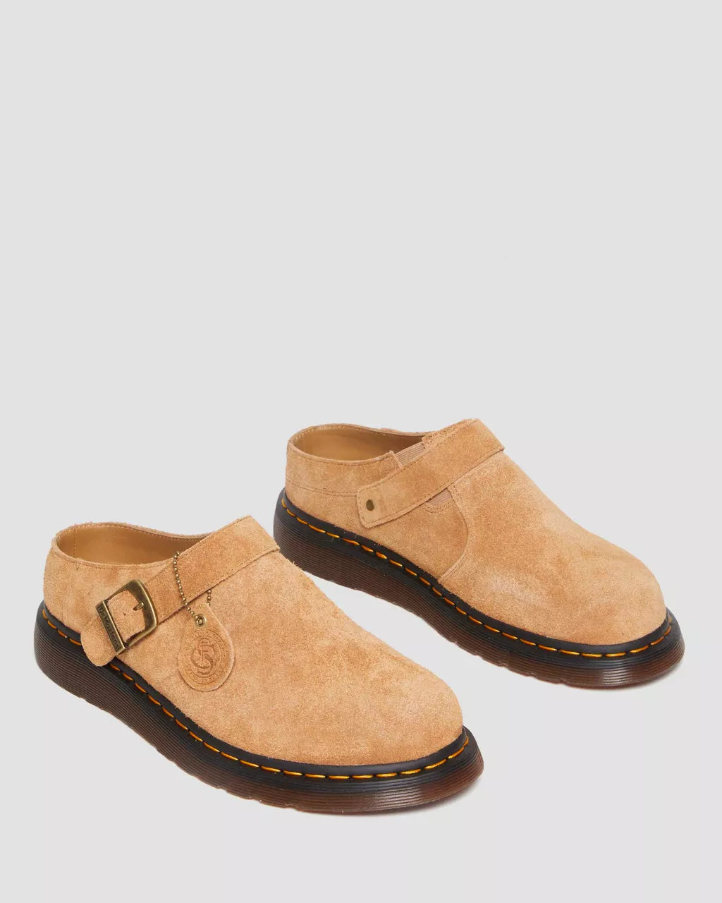 DR MARTENS Isham Desert Oasis Suede Mules