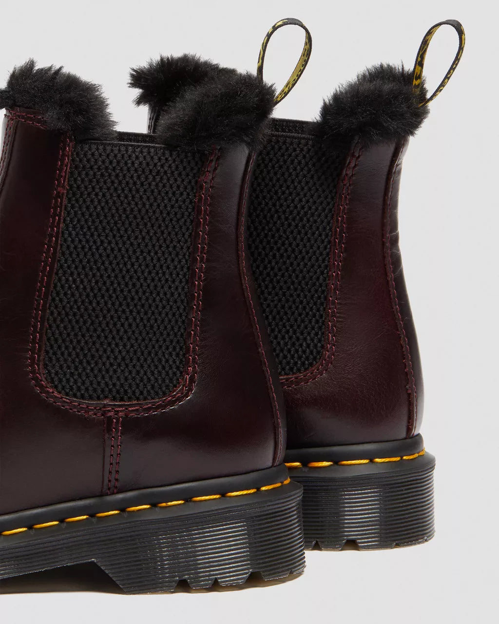 DR MARTENS 2976 Leonore Faux Fur Lined Chelsea Boots