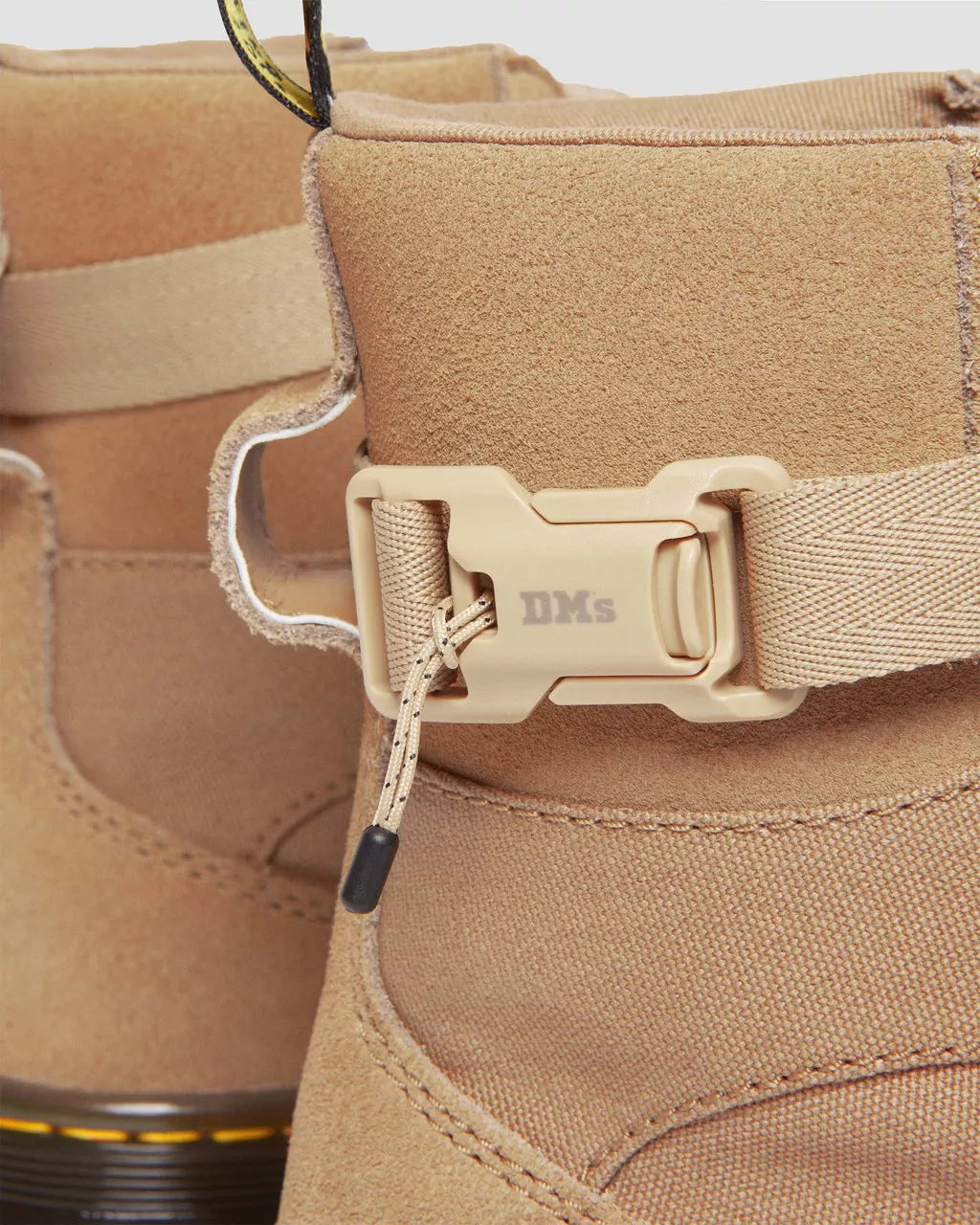 DR MARTENS Combs Tech Canvas &amp; Suede Utility Boots