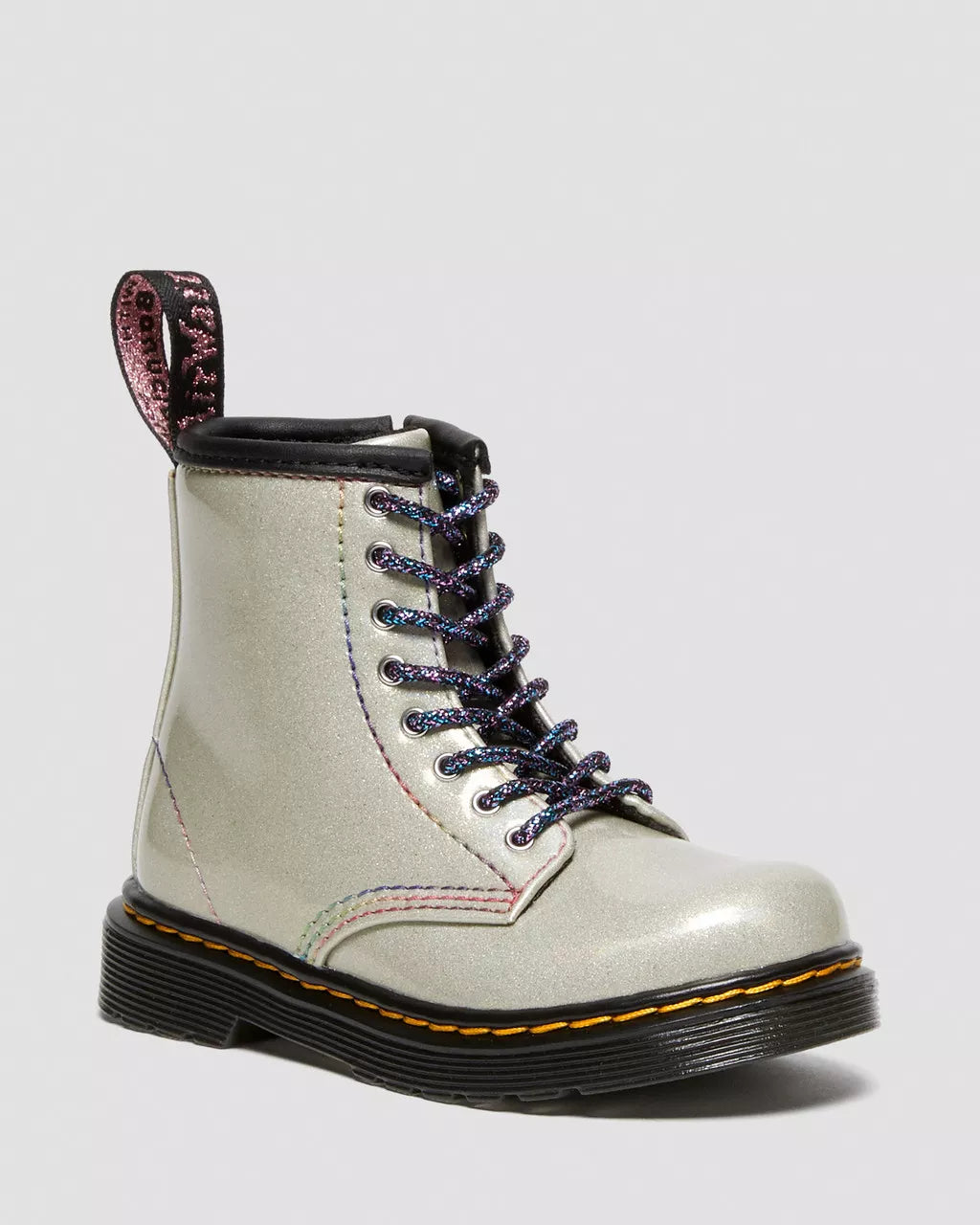 Toddler 1460 Sparkle Rays Lace Up Boots