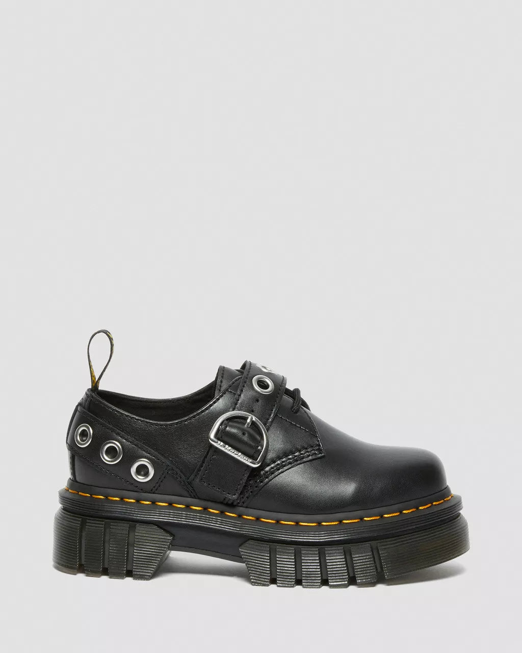 DR MARTENS Audrick Hardware Leather Platform Shoes