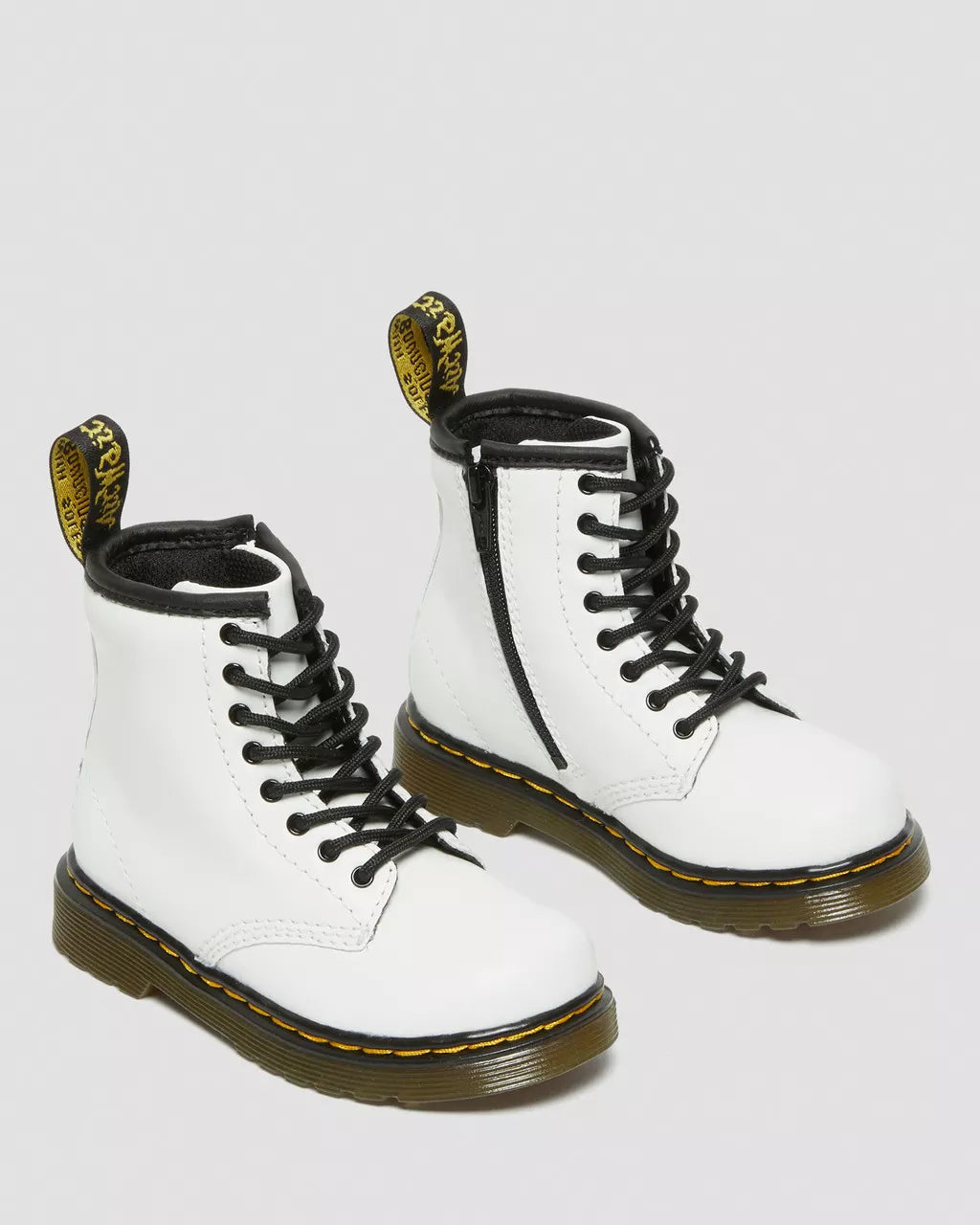 DR MARTENS Toddler 1460 Muted Leather Lace Up Boots