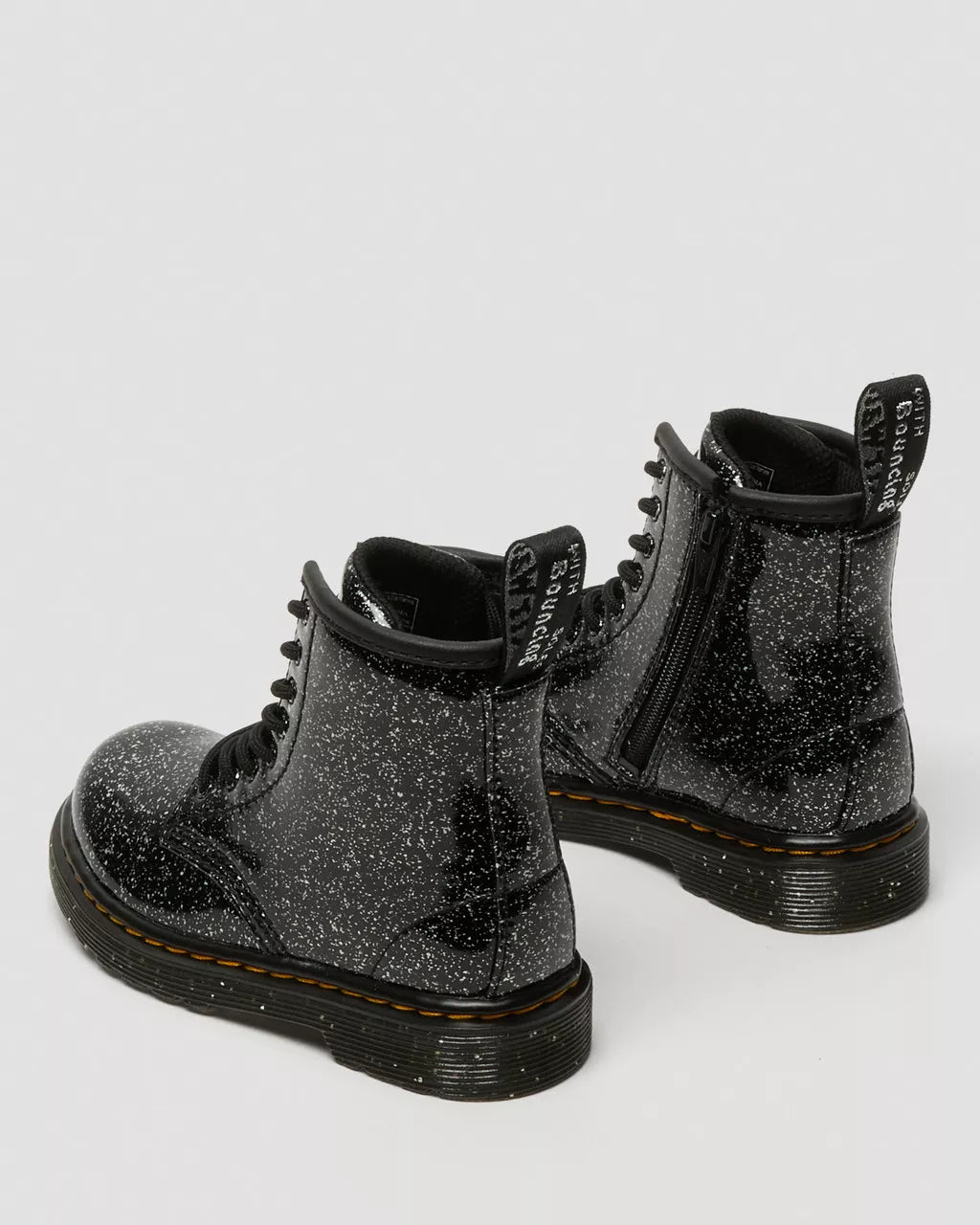 Toddler 1460 Glitter Lace Up Boots