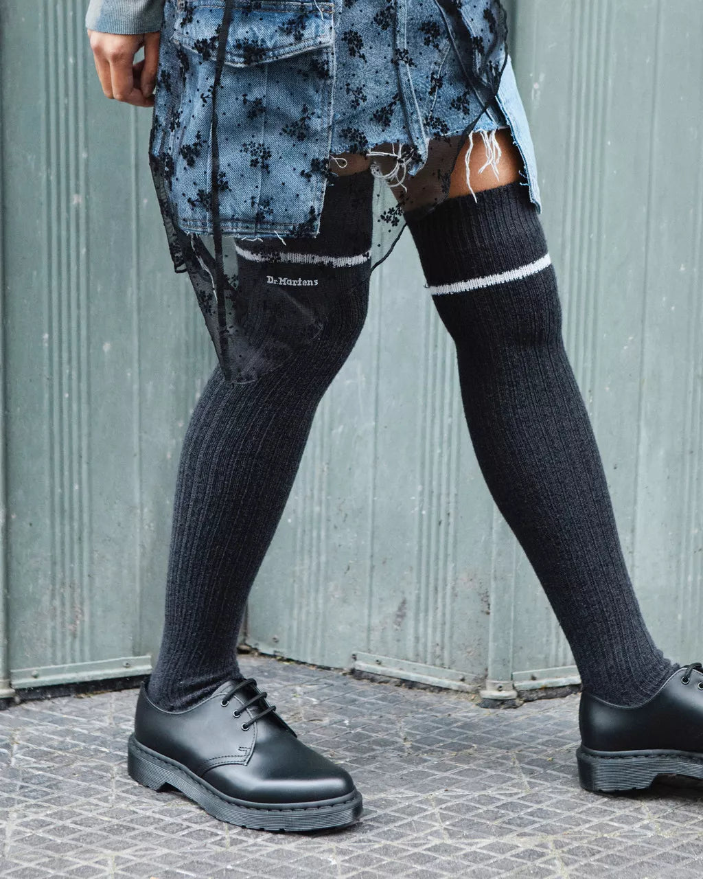 Marl Long Organic Cotton Blend Socks