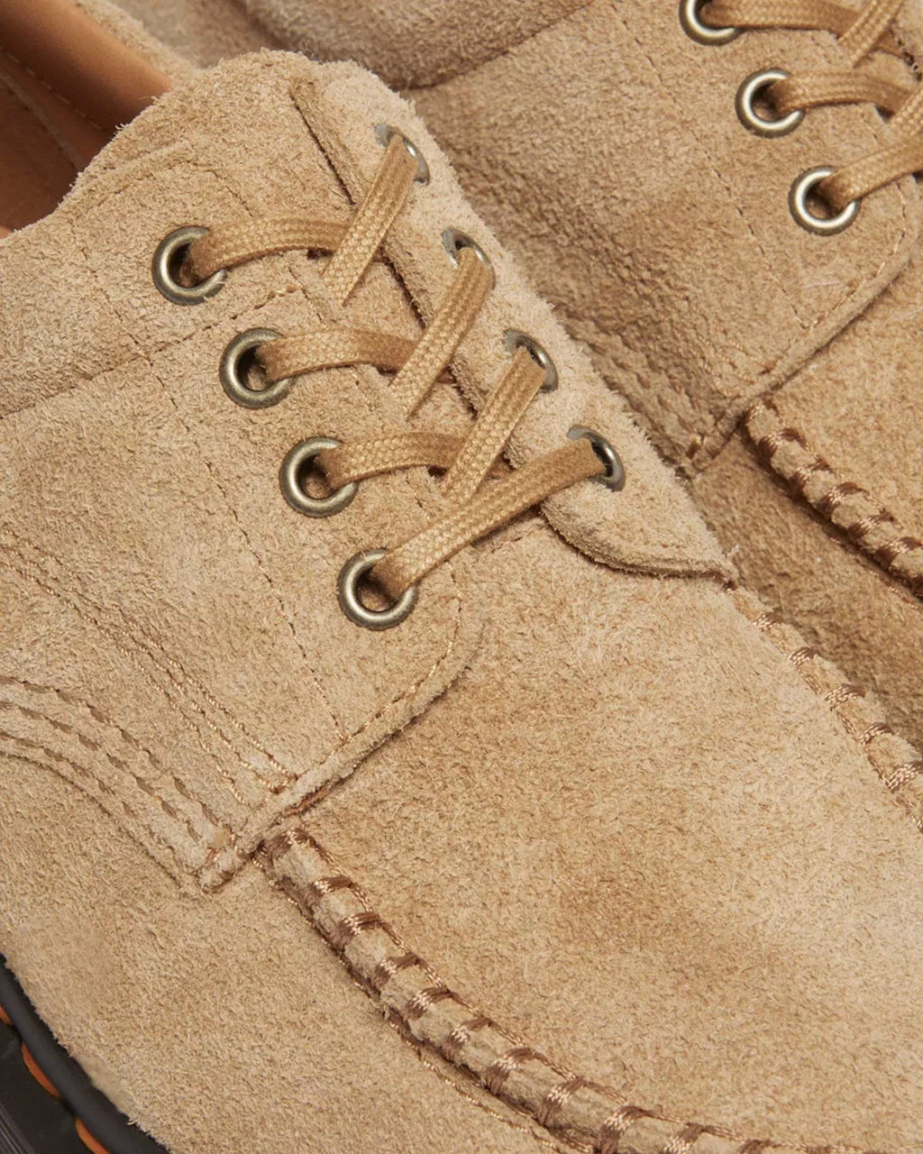 DR MARTENS Lowell Suede Moc Toe Shoes