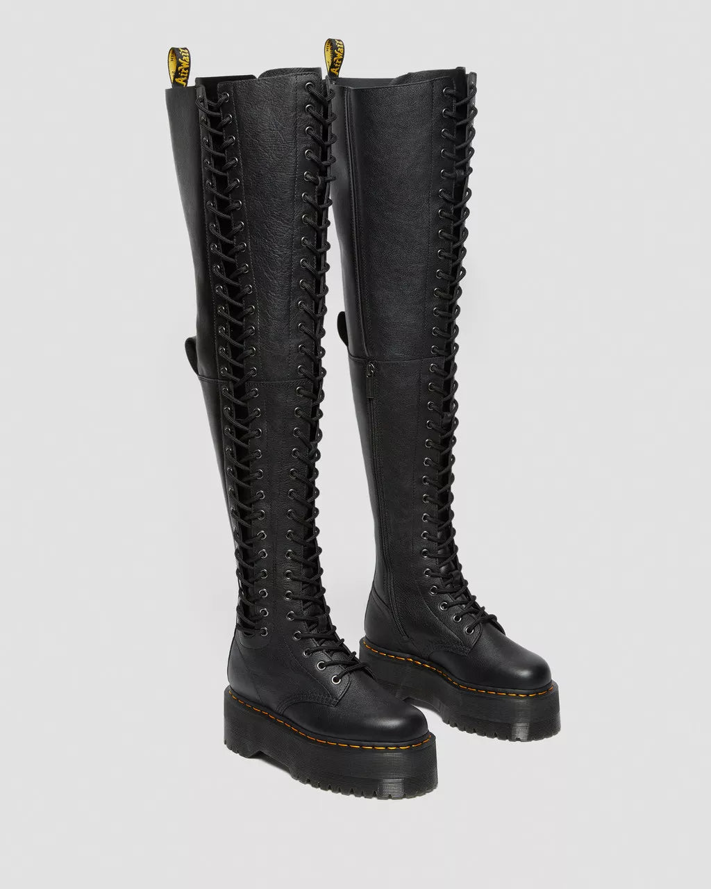 DR MARTENS Azreya Max Leather 26-Eye Platform Boots