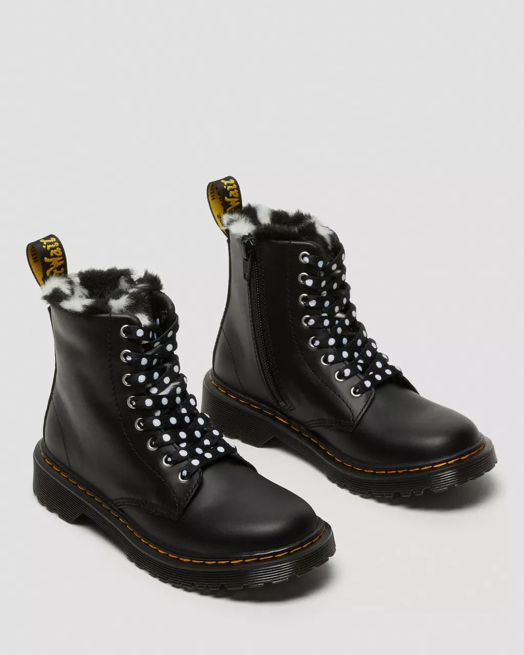 Junior 1460 Serena Faux Fur Lined Leather Boots