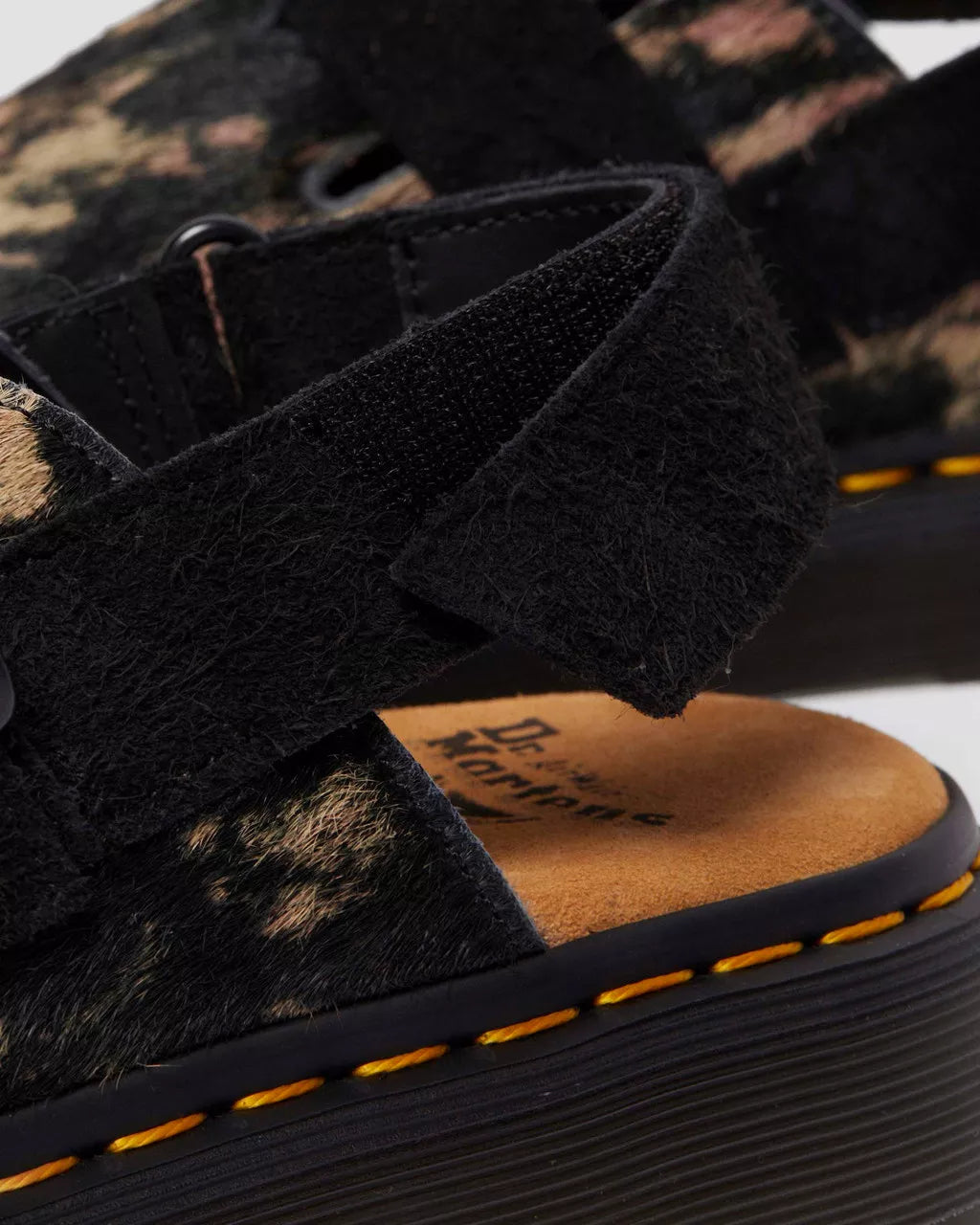DR MARTENS Jorge II Contrast Hair-On Mules