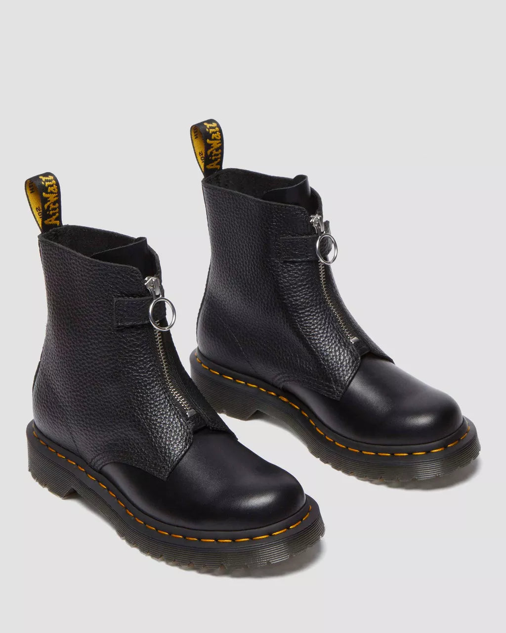 DR MARTENS 1460 Pascal Front Zip Leather Boots