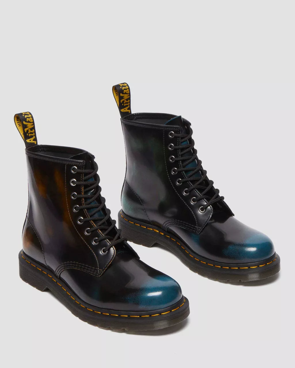 DR MARTENS 1460 Brush Off Leather Lace Up Boots