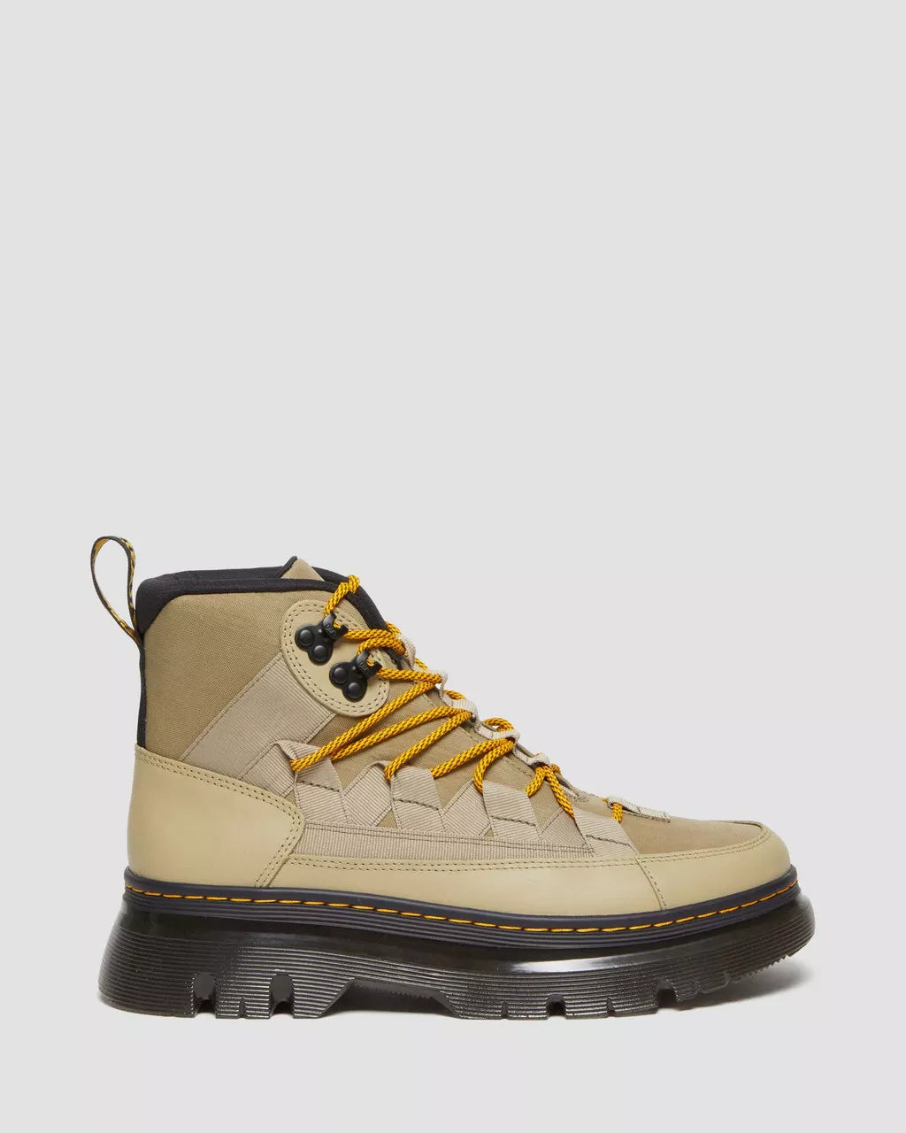 DR MARTENS Boury Nylon &amp; Leather Utility Boots