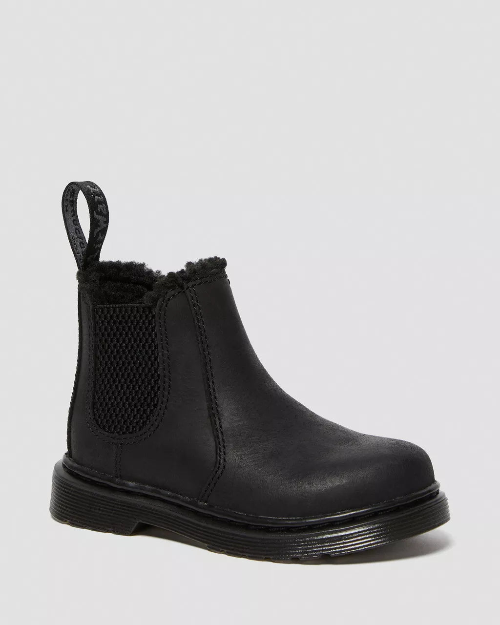 DR MARTENS Toddler 2976 Leonore Faux Fur Lined Chelsea Boots