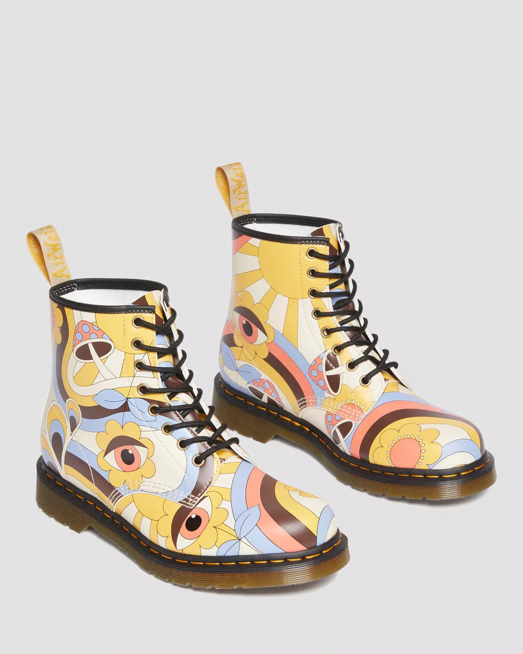 DR MARTENS 1460 Retro Kemble Vegan Lace Up Boots