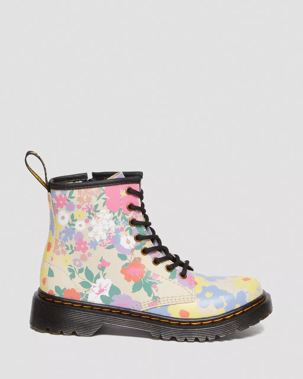 Junior 1460 Floral Mash Up Hydro Leather Lace Up Boots