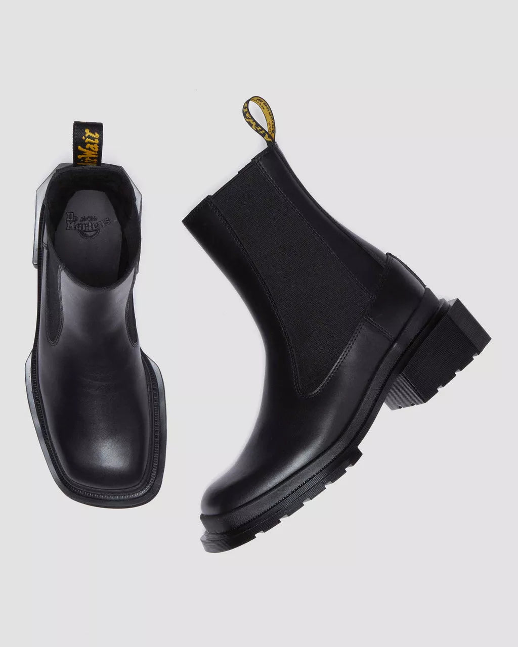 DR MARTENS Maybole Square Toe Leather Chelsea Boots