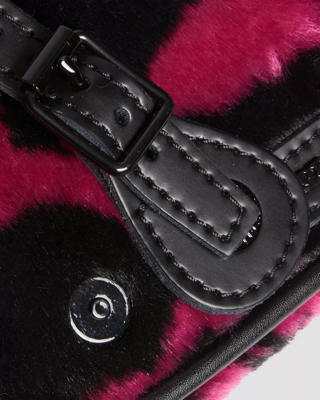 DR MARTENS 7 Inch Hair-On Cow Print Crossbody Bag