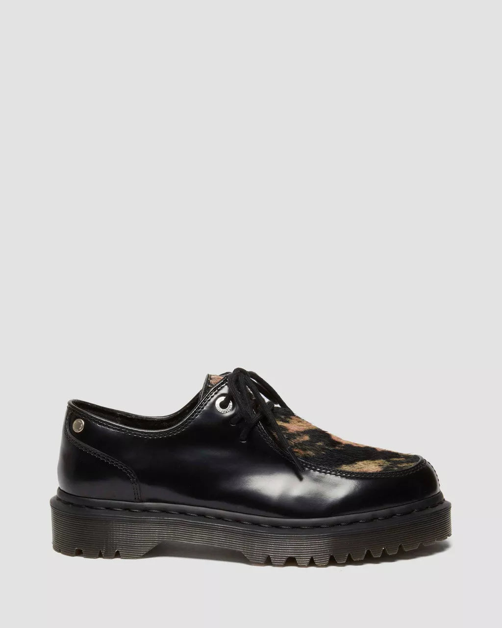 DR MARTENS Zeffir 3-eye Hair-On Leather Bex Shoes