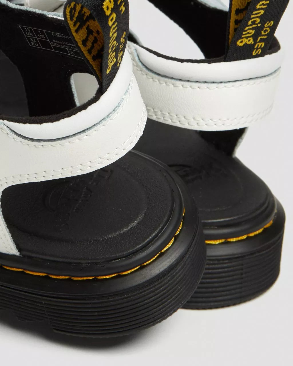 DR MARTENS Junior Klaire Leather Strap Sandals