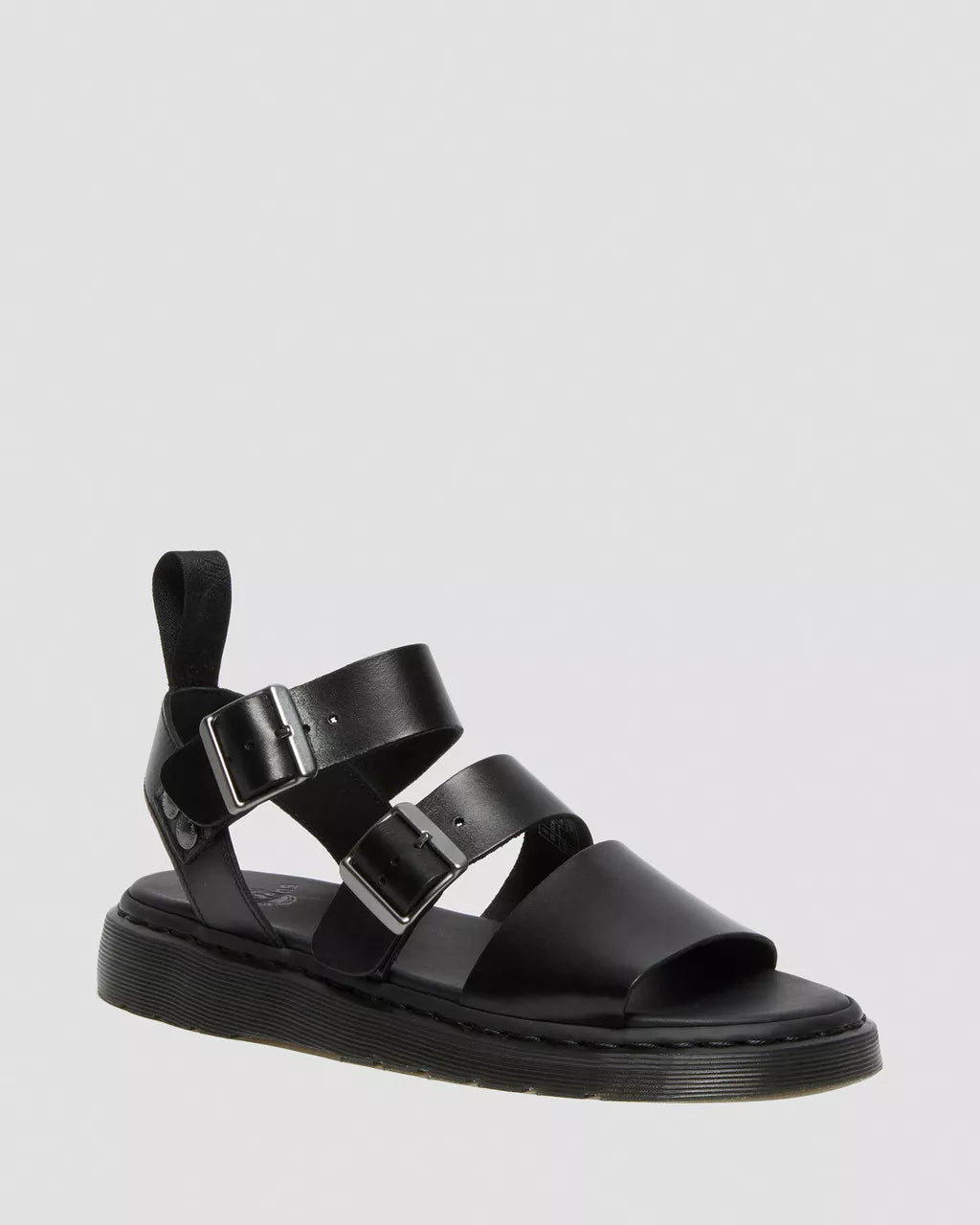 DR MARTENS Gryphon Brando Leather Strap Sandals