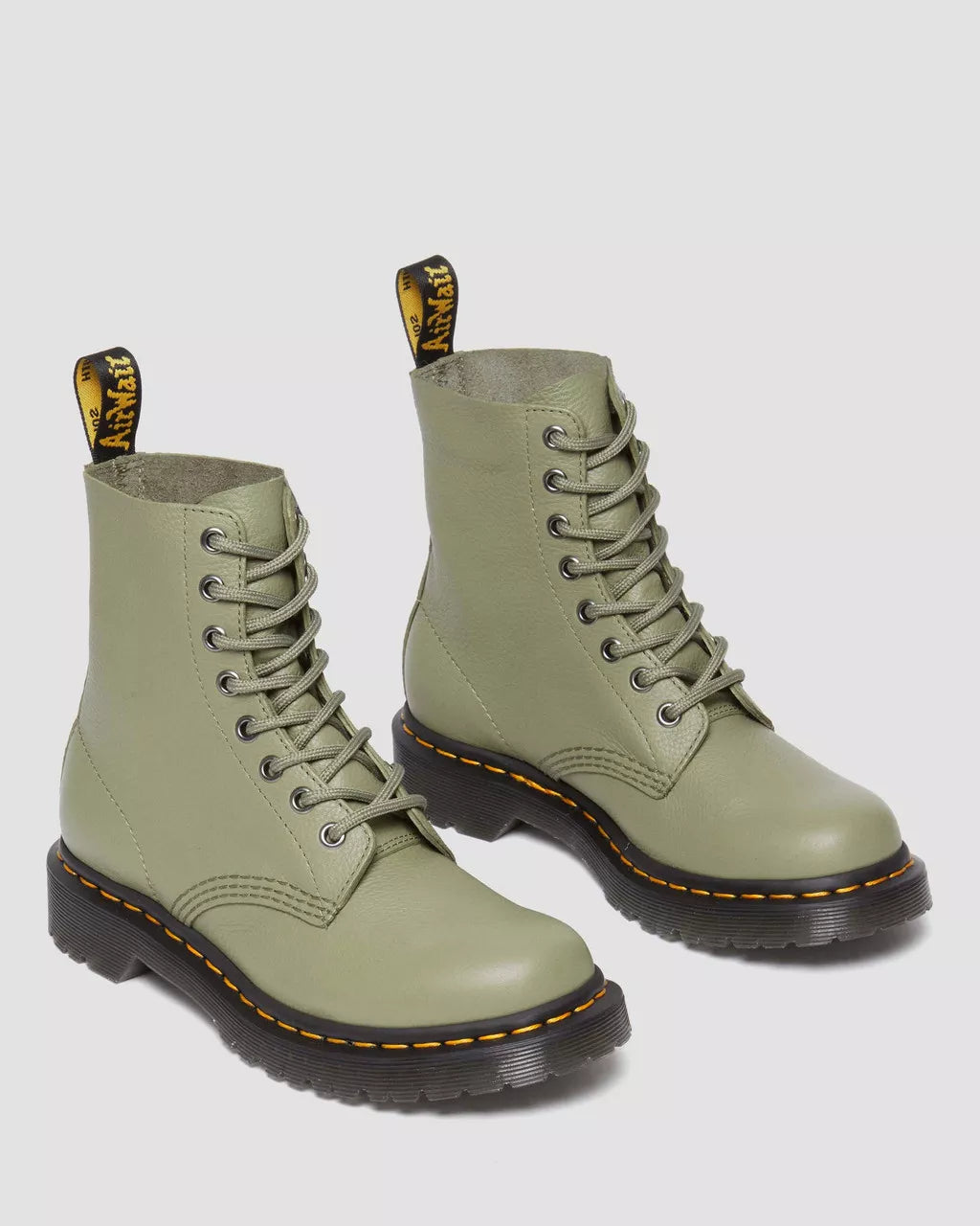 DR MARTENS 1460 Pascal Virginia Leather Lace Up Boots