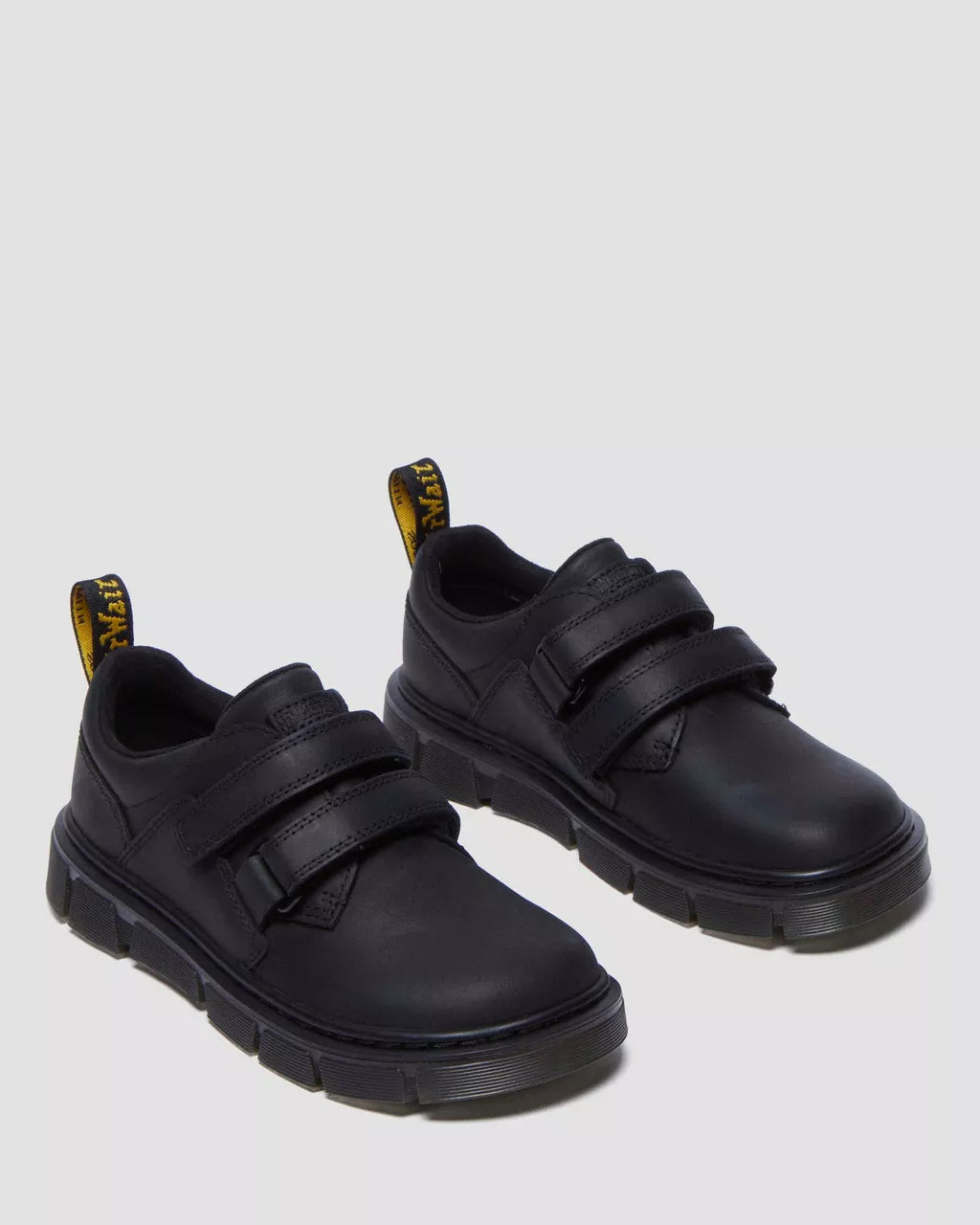 DR MARTENS Junior Raffe Leather Strap Shoes
