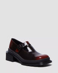 Maybole Square Toe Leather Mary Jane Shoes