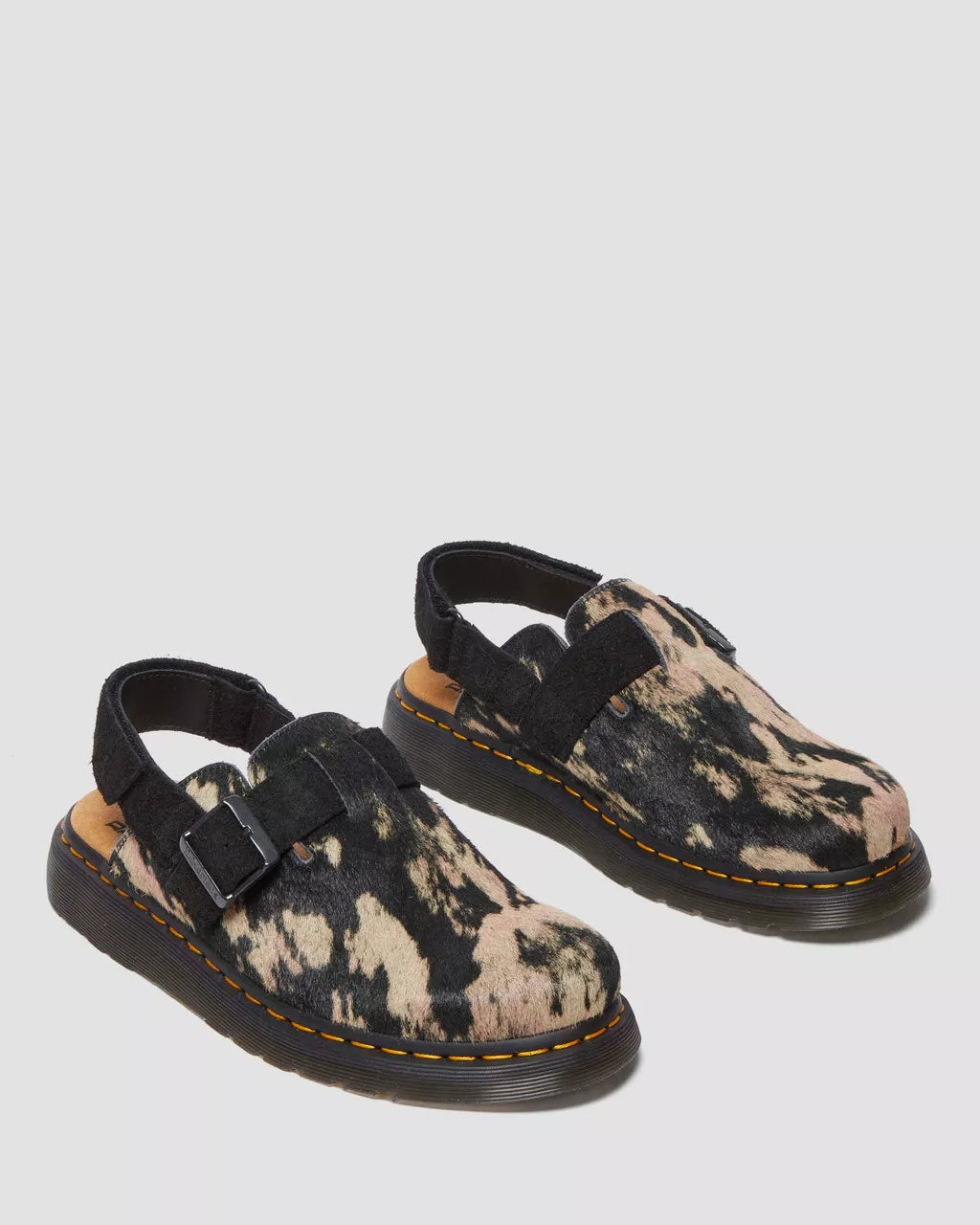 DR MARTENS Jorge II Contrast Hair-On Mules