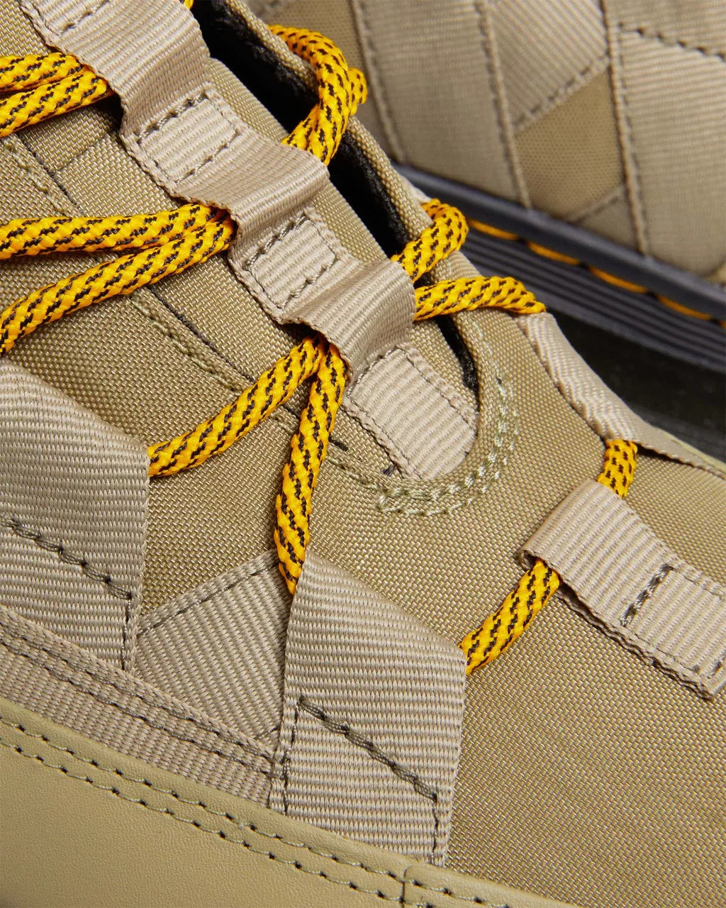 DR MARTENS Boury Nylon &amp; Leather Utility Boots