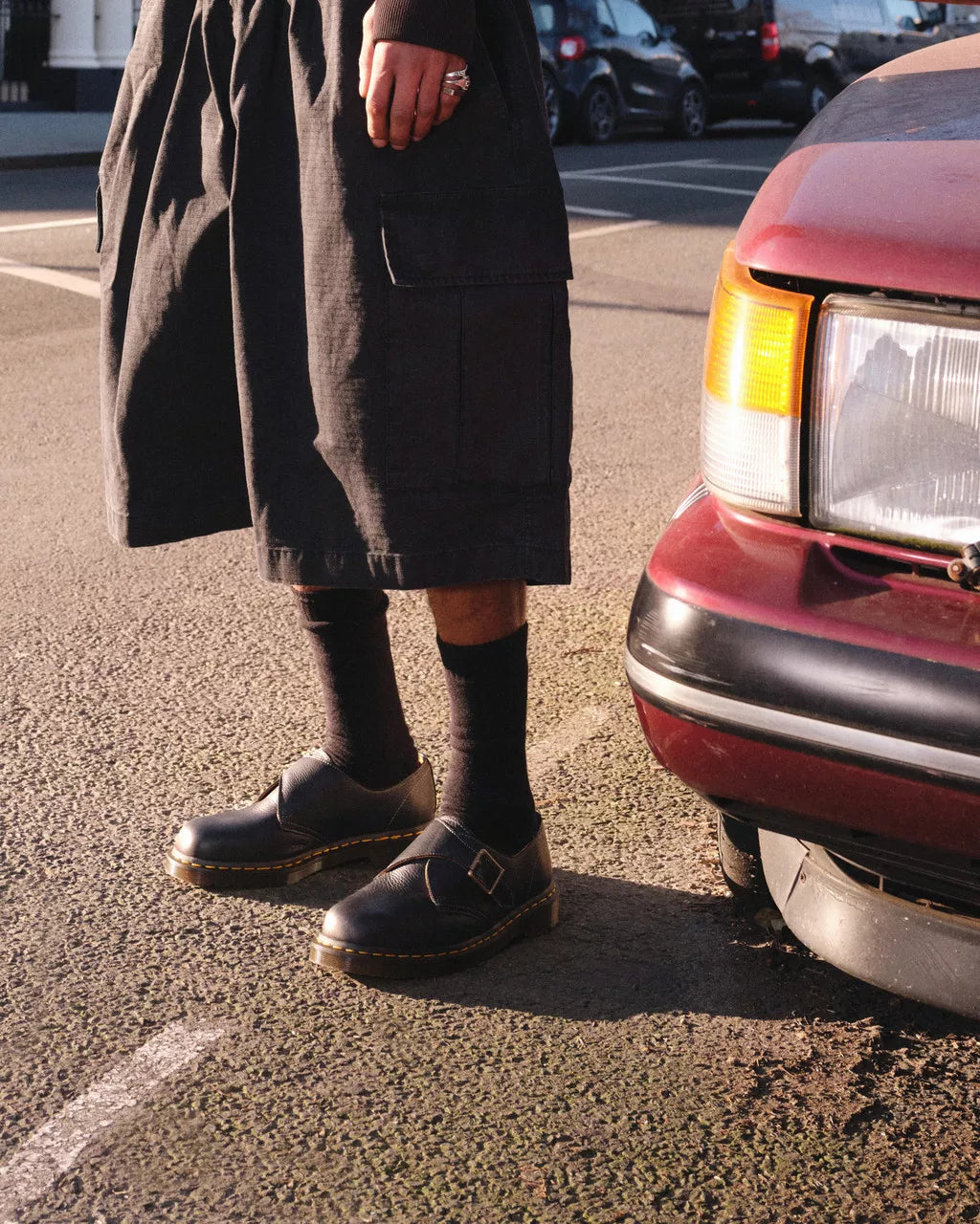 1461 Monk Buckle Leather Shoes