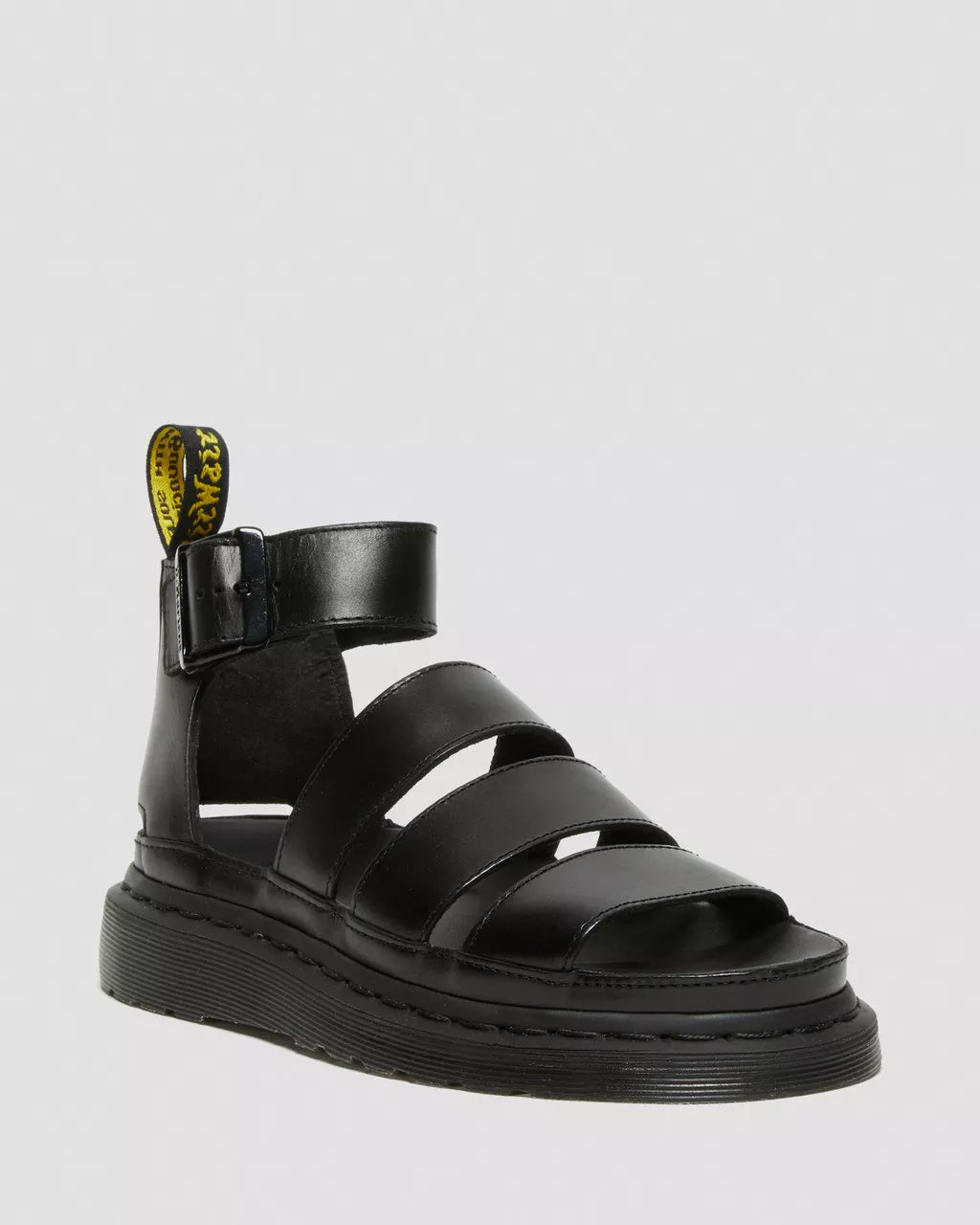 DR MARTENS CLARISSA II LEATHER STRAP SANDALS