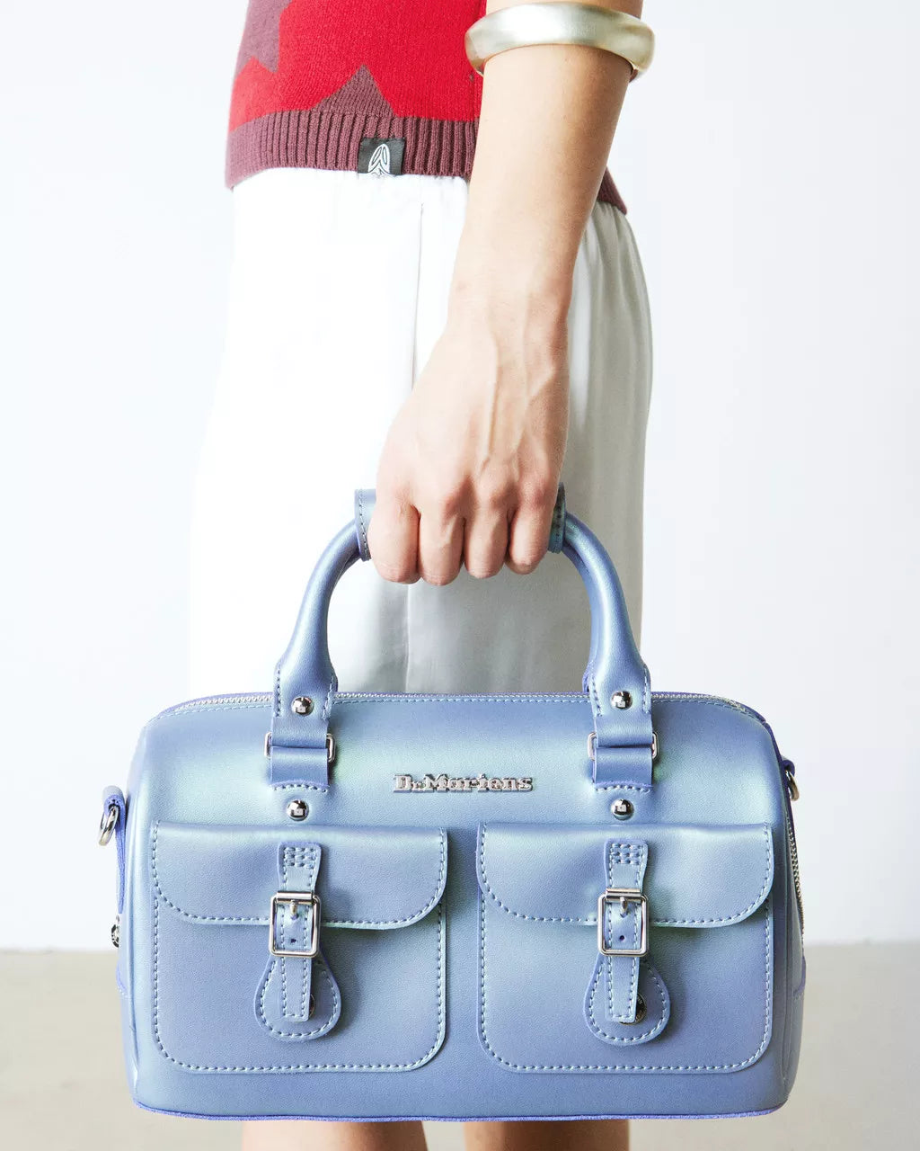 DR MARTENS Iridescent Top Handle Bag