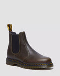 2976 Faux Fur Lined Grizzly Leather Chelsea Boots