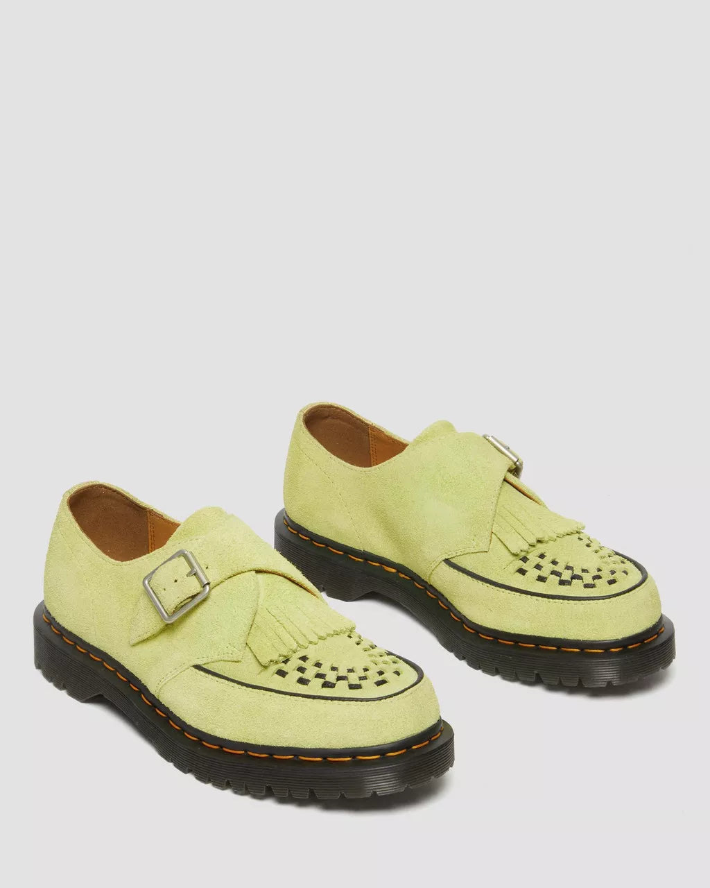 DR MARTENS Ramsey Suede Kiltie Buckle Creepers