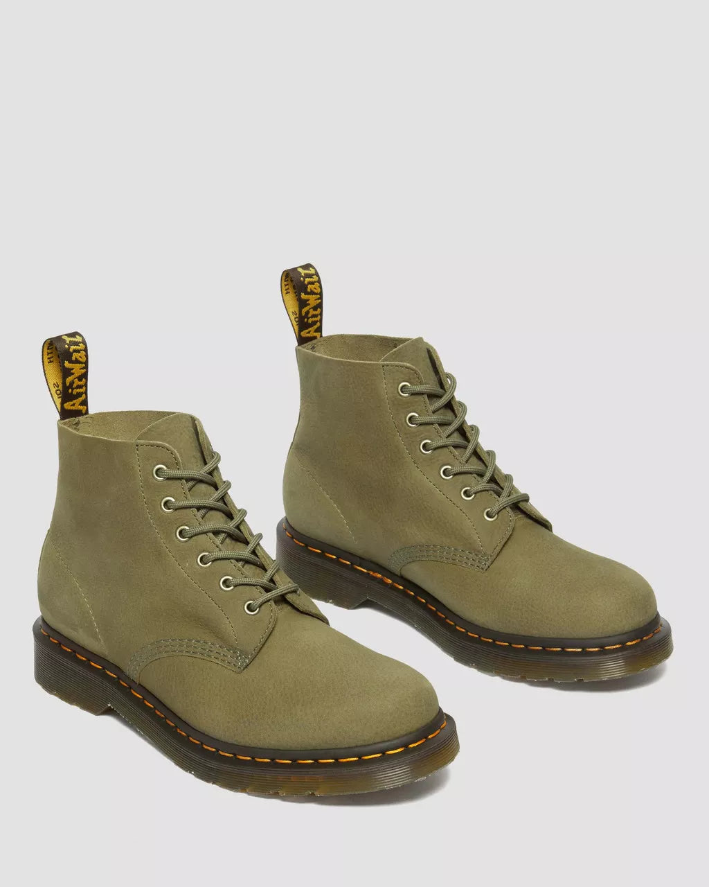 DR MARTENS 101 Tumbled Nubuck Leather Ankle Boots