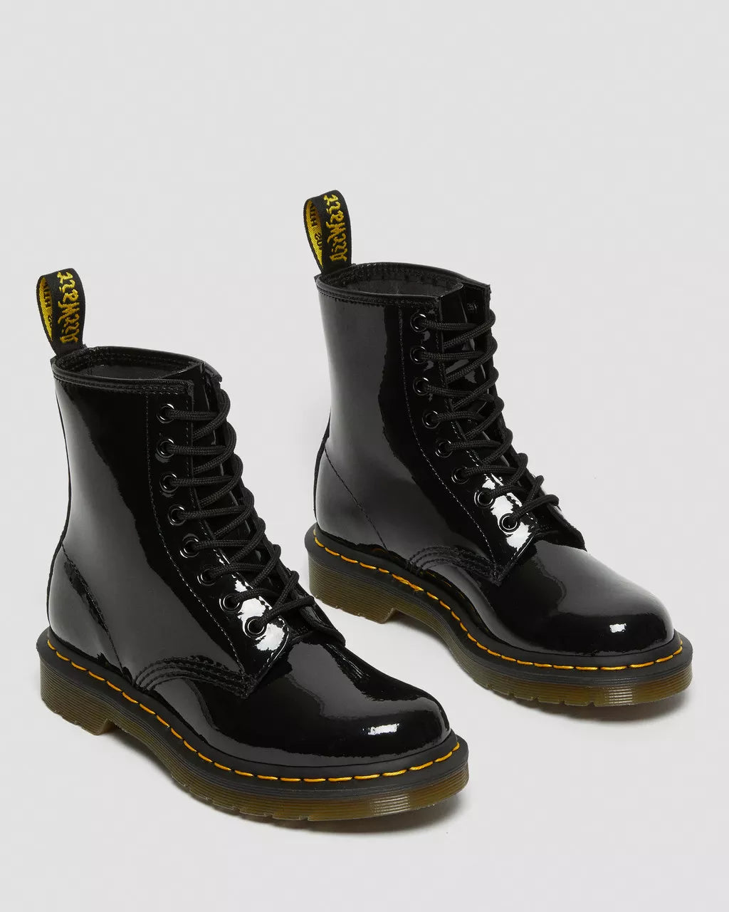 1460 Patent Leather Lace Up Boots