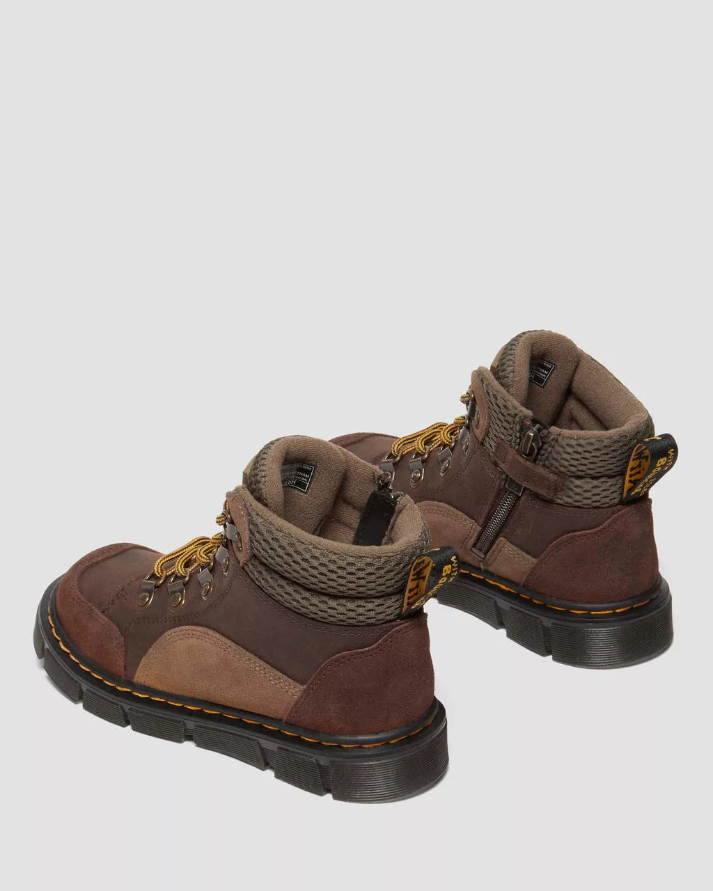 DR MARTENS Junior Raffe Leather &amp; Suede Boots