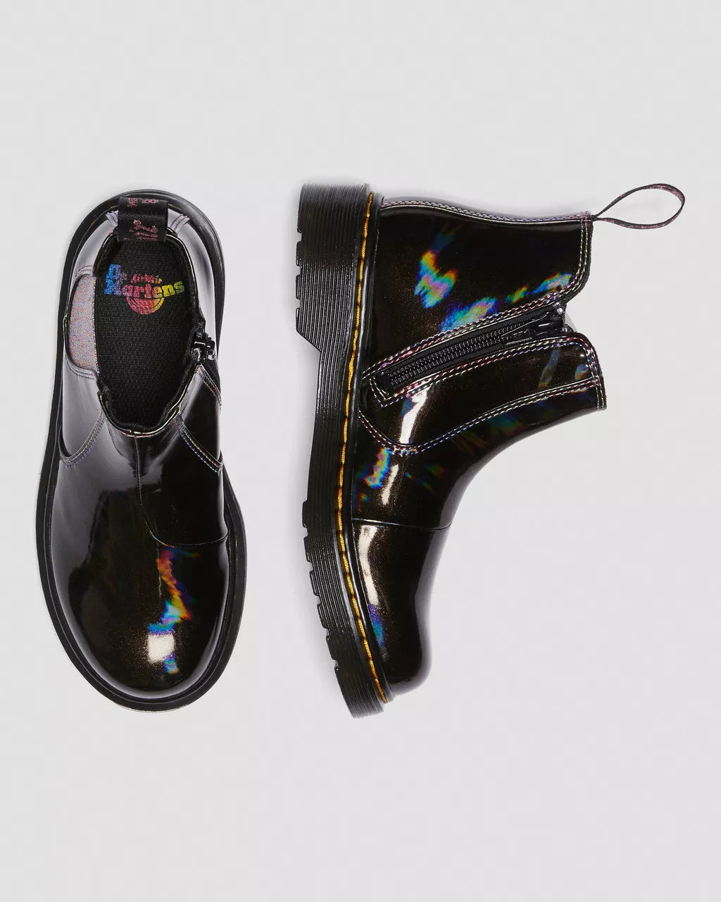 DR MARTENS Junior 2976 Sparkle Rays Chelsea Boots