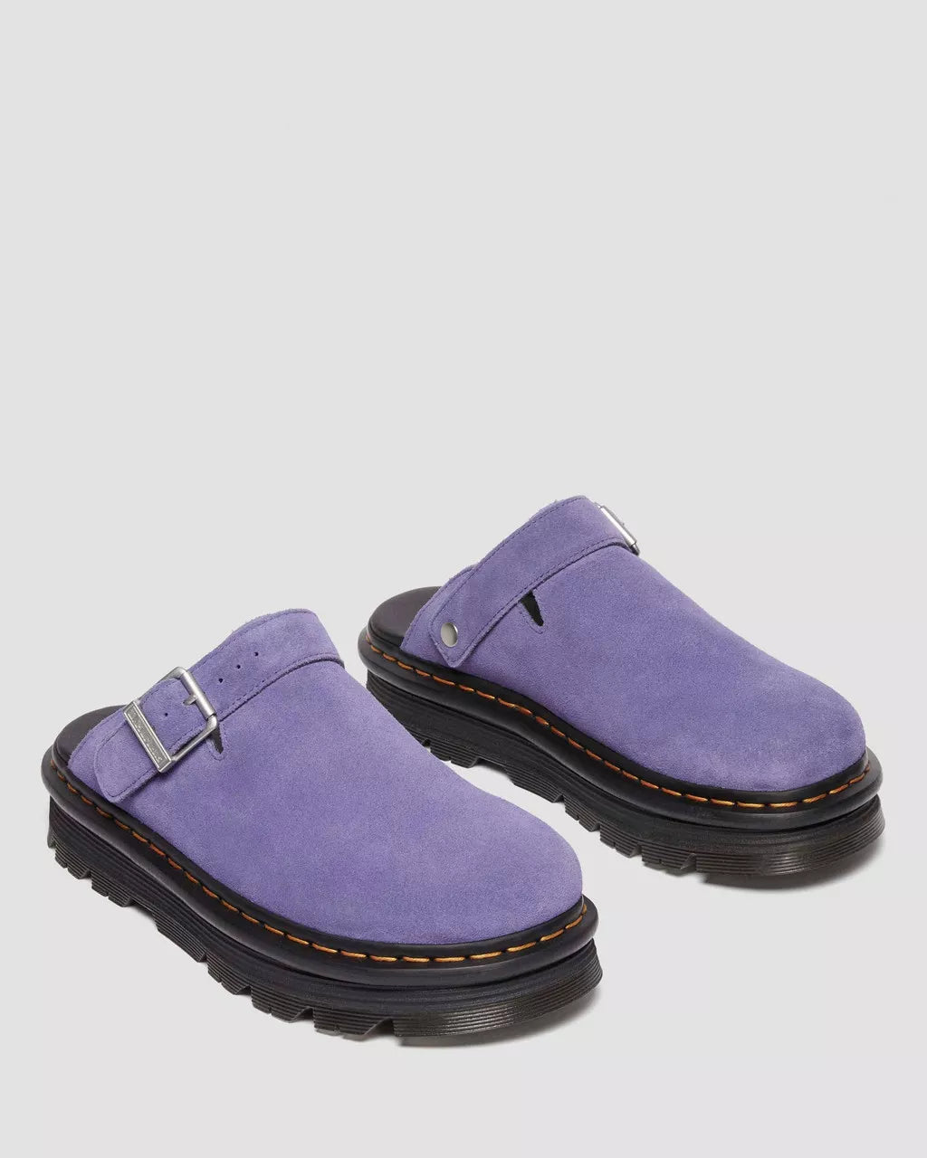 Zebzag Suede Casual Slingback Platform Mules