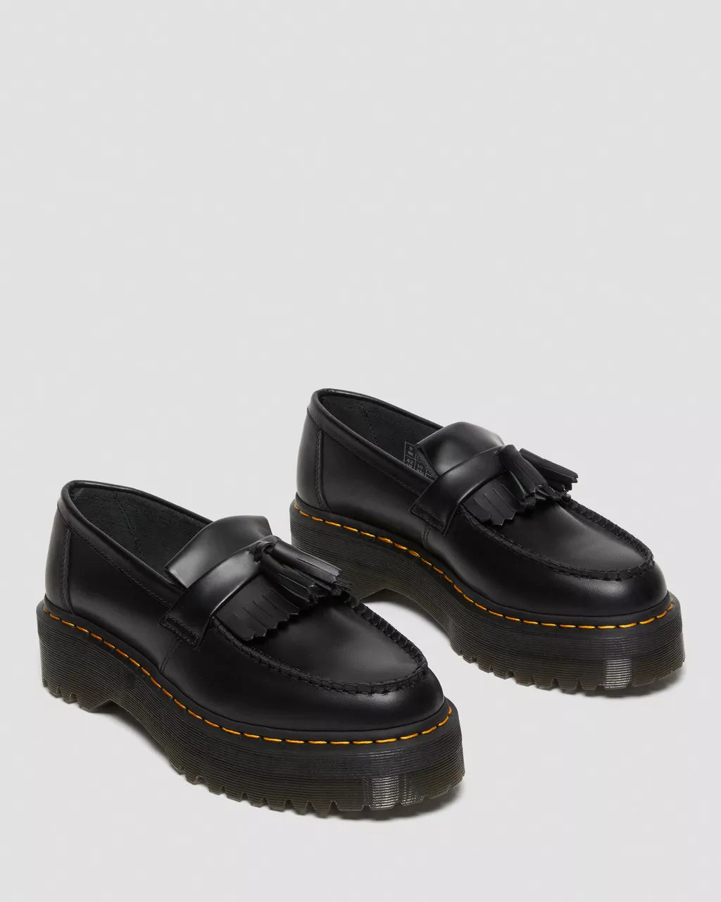 Adrian Quad Leather Platform Tassle Loafers
