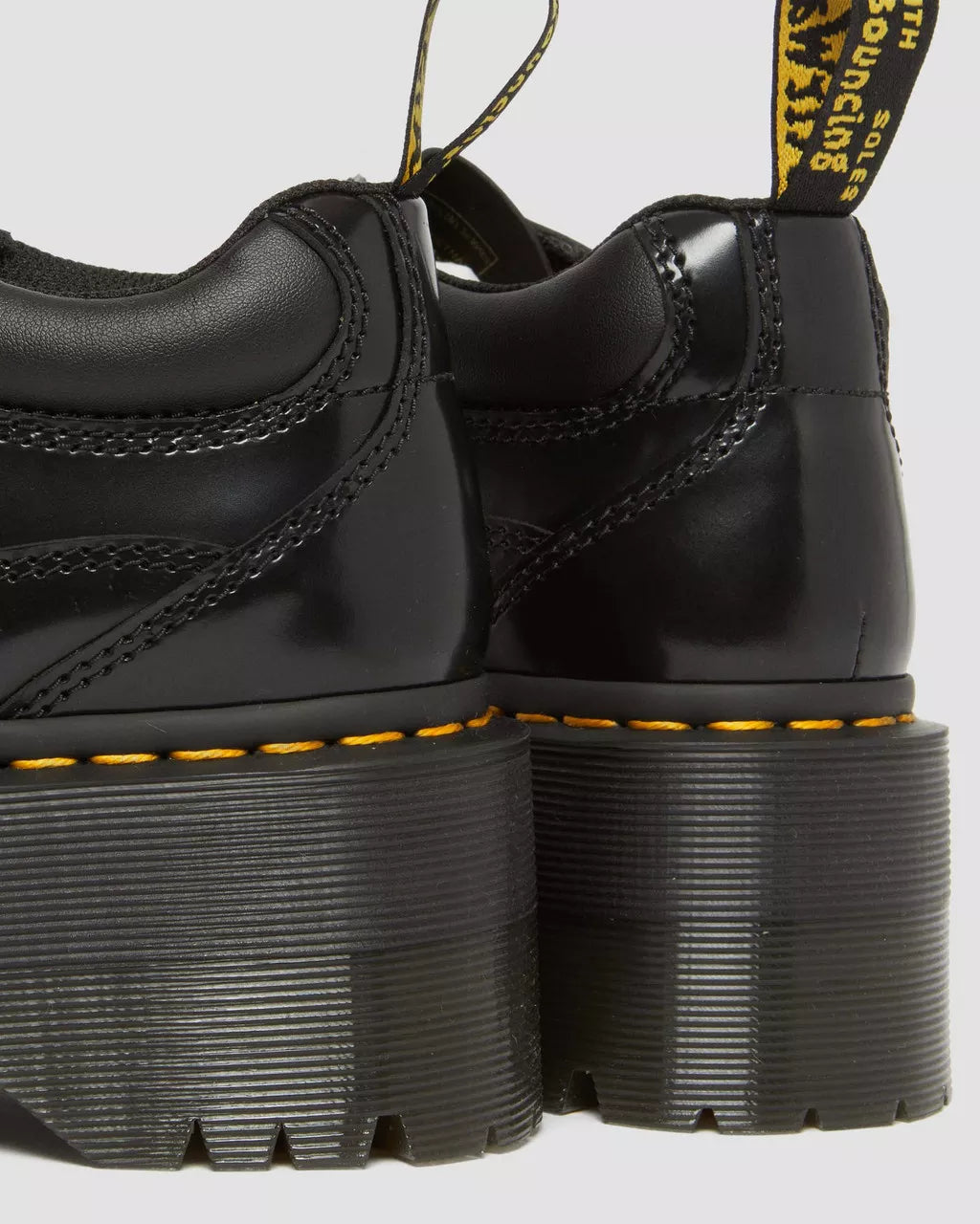 DR MARTENS 5-Eye Max Buttero Leather Platform Shoes