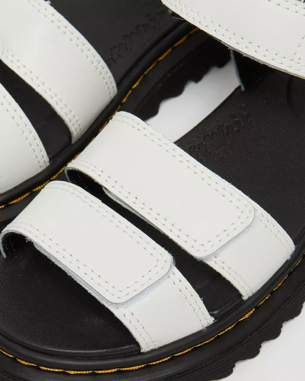 DR MARTENS Junior Klaire Leather Strap Sandals