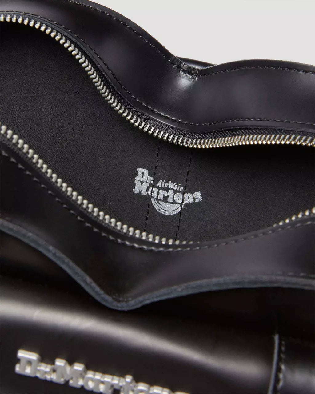 DR MARTENS Brush Off Leather Heart Shaped Bag