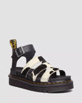 Blaire Hair-On Cow Print Sandals