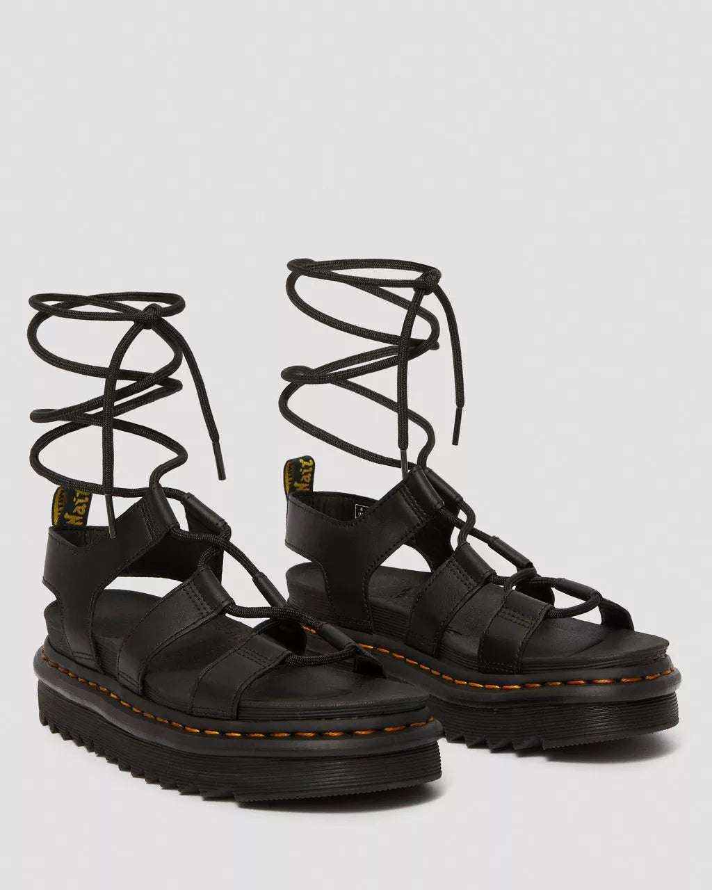 Nartilla Hydro Leather Lace Up Gladiator Sandals