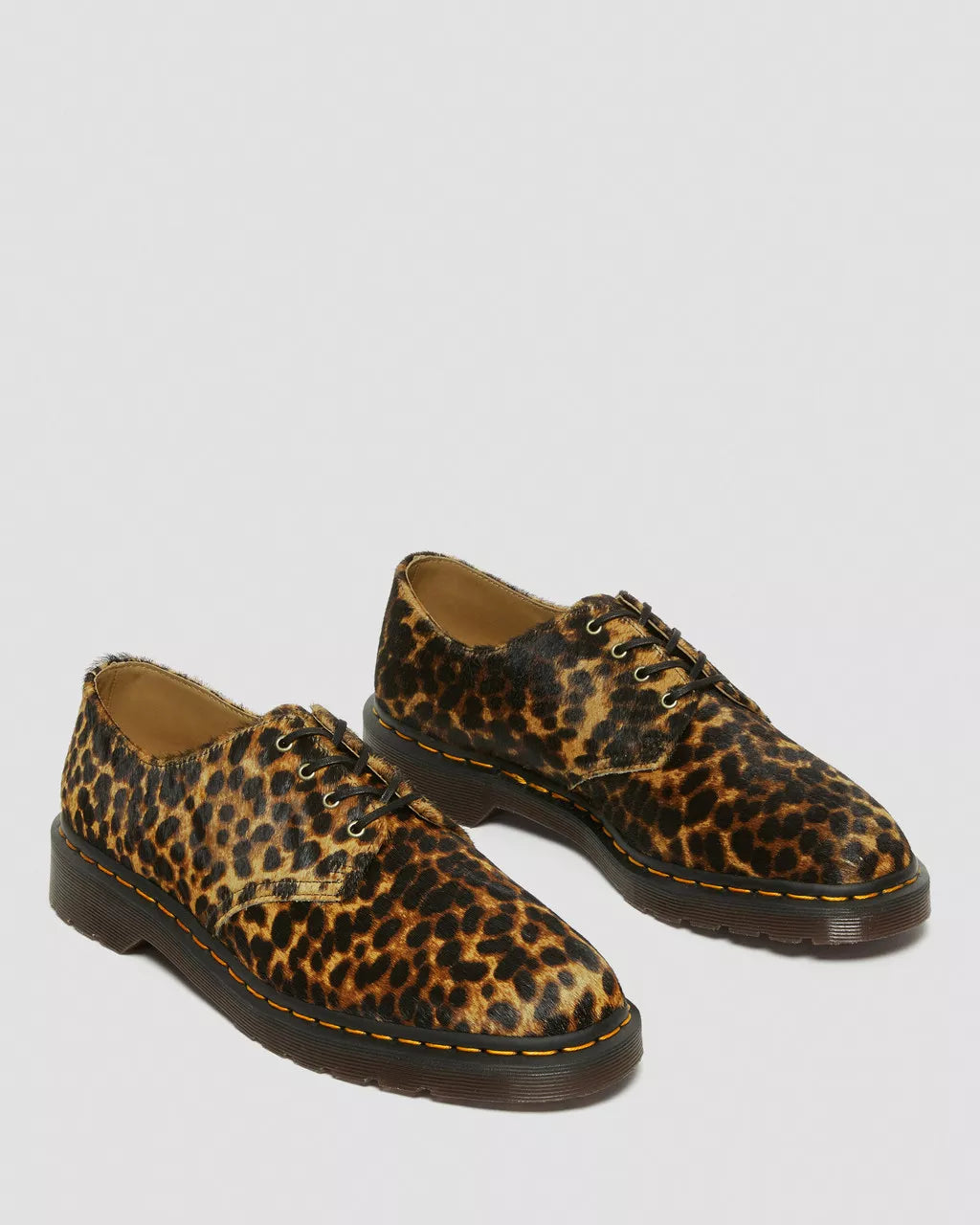 DR MARTENS Smiths Hair On Leopard Print Shoes