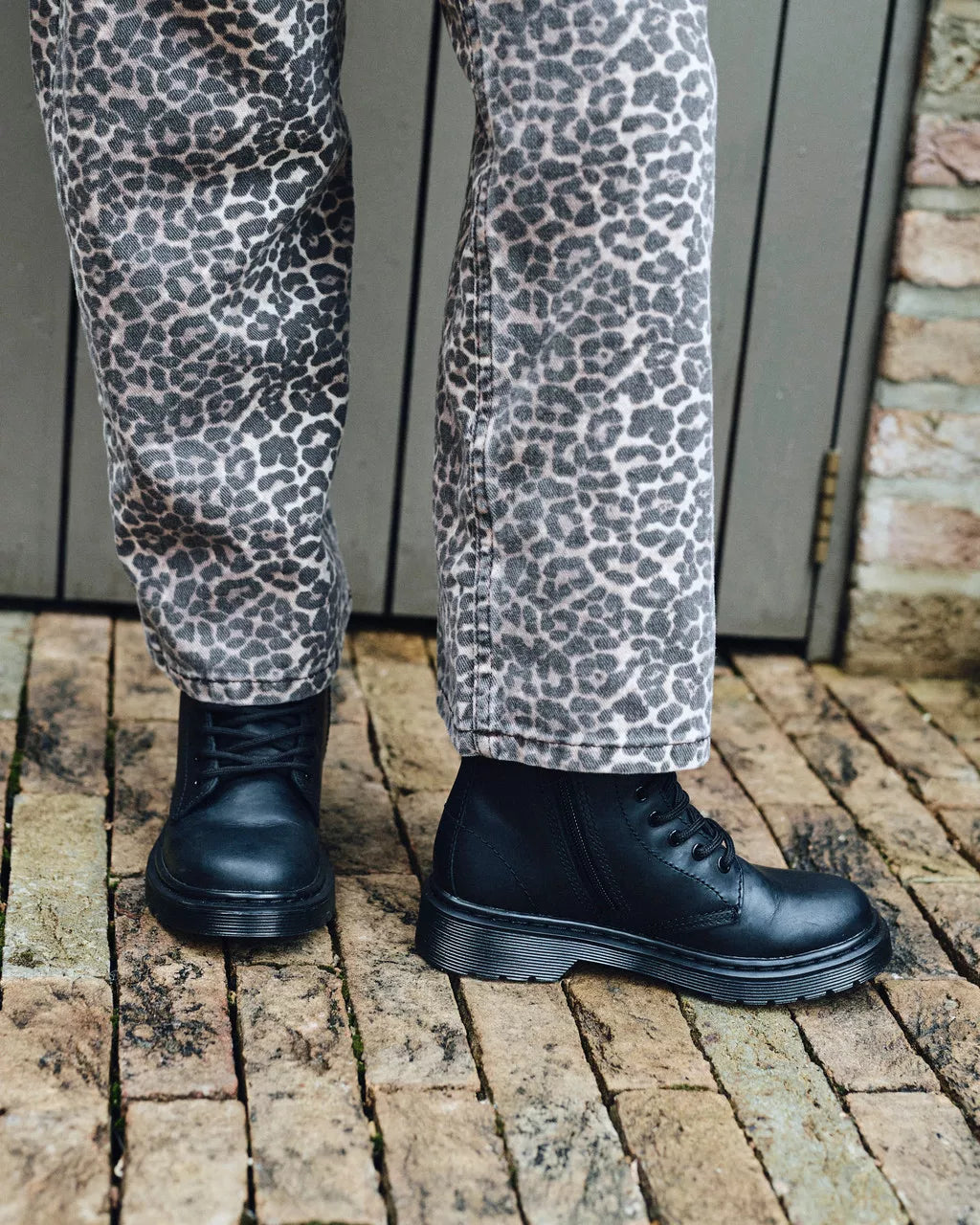 Junior 1460 Serena Faux Fur Lined Leather Boots