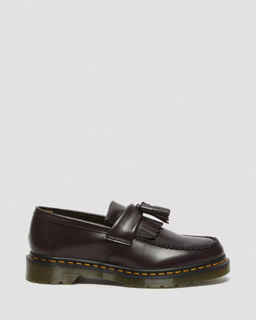 Adrian Yellow Stitch Smooth Leather Tassle Loafers